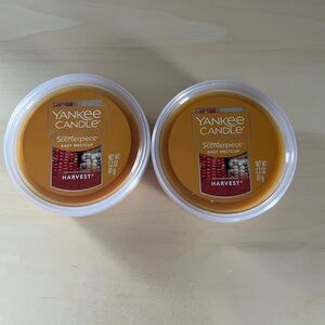 Two New Yankee Candle Harvest Scenterpiece Wax Melt Cups